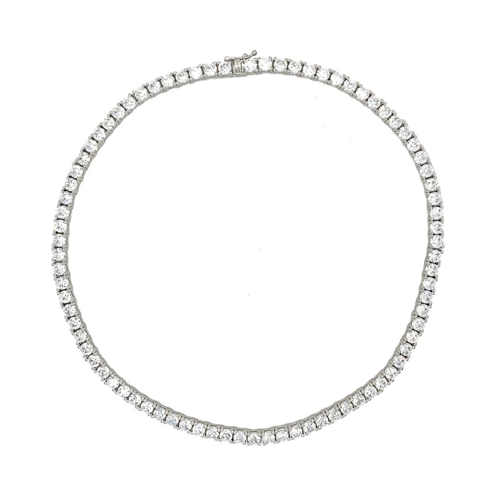 Jennifer Miller Jewelry 16” CZ tennis necklace